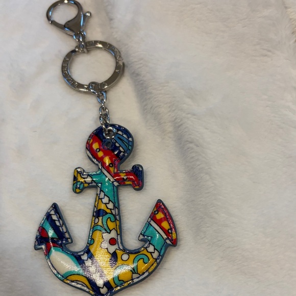 Vera Bradley Accessories - Vera Bradley Anchor Keychain